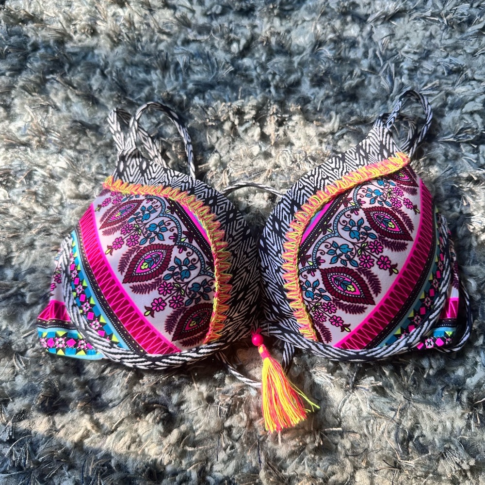 Shade & Shore 34 B bikini top , multicolored
